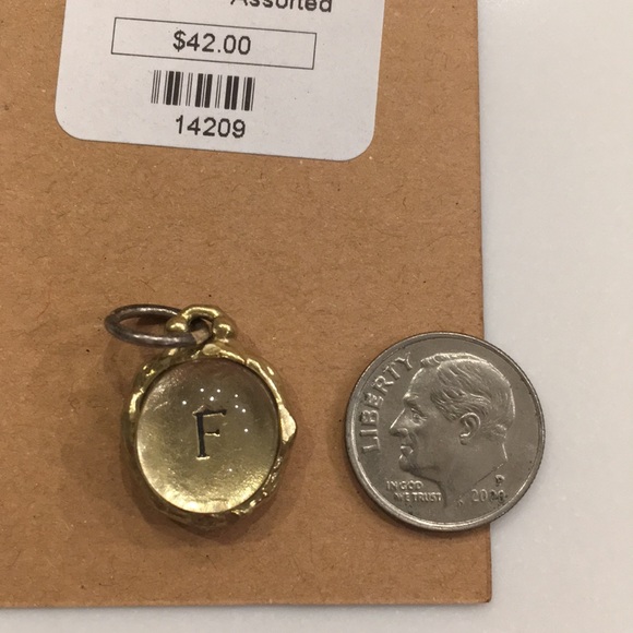 Intra insignia waxing poetic charm “F” - Picture 3 of 3